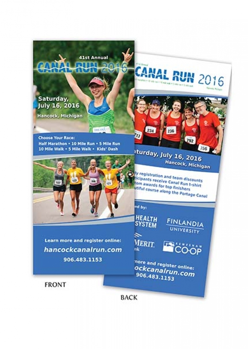 41st Annual Canal Run Rack Card