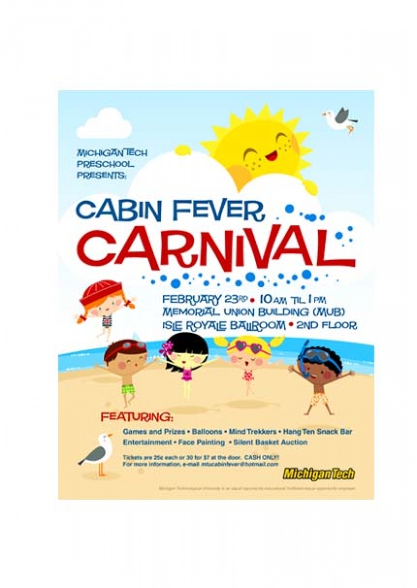 Cabin Fever Carnival Poster
